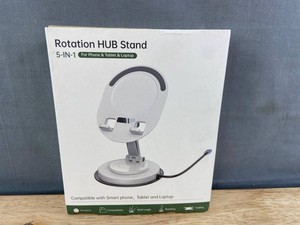 Rotation Hub Stand, 5-in-1, White - Brand New