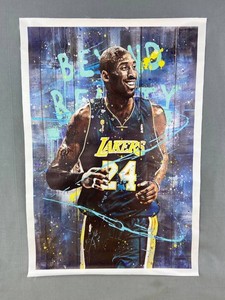 Kobe Bryant Lakers #24 Canvas Poster - 13 x 18.5 - Brand New