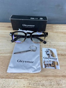 Gleyemor E5169 Womens Blue Light Glasses, Black & Champagne - Brand New
