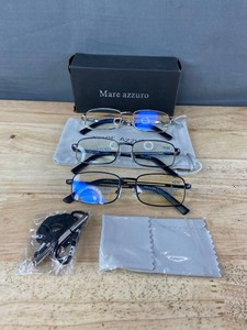 Mare Azzuro Mens Anti-Blue-Light Reading Glasses 3.50, 3 Total - Brand New