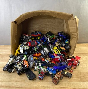 Assorted Toy Cars, Trucks &amp Vehicles - Construction, Emergency, Etc.&nbspC