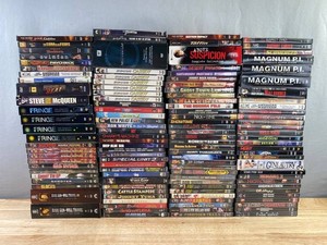 120 DVD Movie &amp TV Series Collection - Hopalong Cassidy, Ron White, Jeff Dunham, Bill Engvall, Red Ryder, Bonanza, Shrek 2, Deep Blue Sea, No Country for Old Men, Hellboy, Etc.&nbspC