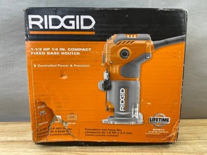 RIDGID 5.5 Amp Compact Fixed-Base Corded Router M