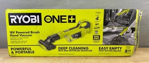 Ryobi ONE 18V Cordless Vacuum Cleaner Handheld, Hand Vacuum with Powered Brush M