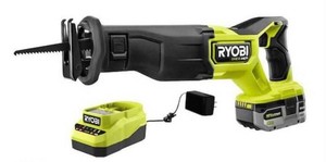 Ryobi ONE HP 18V Brushless Cordless Reciprocating Saw Kit with 4 Ah EDGE Battery and Charger - Brand New M
