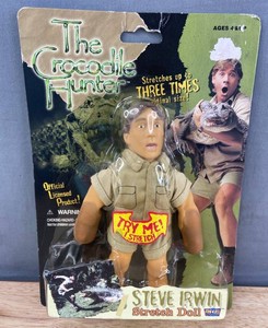 Fun-All Steve Irwin Crocodile Hunter Stretch Doll - New&nbspC