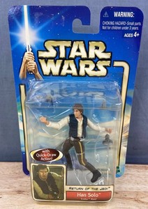 Hasbro Star Wars Return of the Jedi Han Solo Endor Raid Figure - New&nbspC