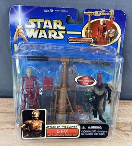 Hasbro Star Wars Attack of the Clones C-3PO Droid Factory Set - New&nbspC