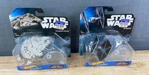 Hot Wheels Starships Star Wars Millennium Falcon &amp TIE Fighter - New&nbspC