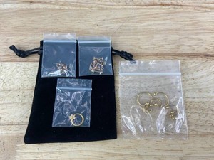 Rose Gold Body Jewelry 6mm, 9 Total & Gold Color Flower Body Jewelry, 6 Total - Brand New