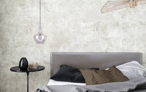 VEELIKE Gray Concrete Peel-and-Stick Wallpaper 15.74 X 354.33 - Brand New