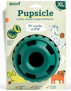 Woof Pupsicle XL Refillable Dog Treat Toy - Brand New