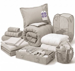 Nestl Twin XL Linen Dorm Room Comforter Set, Linen, $65 Retail - Brand New