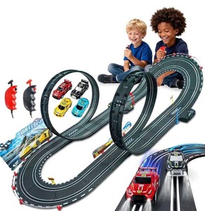 YCFUN Electric 4 Rail Car Track Set, $64 Retail - Brand New