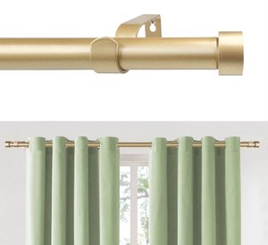 MaKefeile 48 Gold Curtain Rods, 2 Total - Brand New