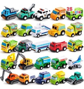 Joyfy Pull-Back Toy Cars & Trucks, 12 Piece - Brand New