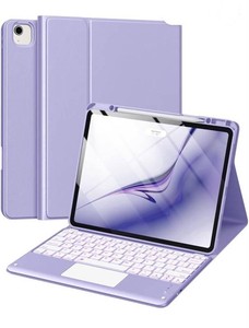 Getino iPad Air 13 & Pro 12.9 Keyboard Case, Purple - Brand New