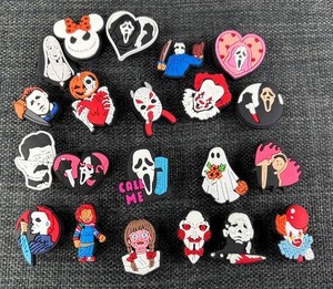 21 Scary Movie Character Halloween Croc Charms - Brand New