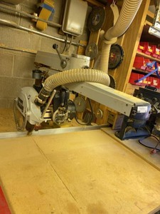 Delta Industrial Radial Arm Saw w Extra Blades Must Pick Up Afternoon