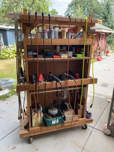 Group Customized Rolling Shop Storage Cart with Tools & Supplies