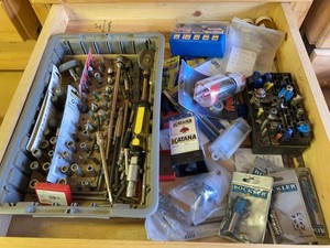Group Router Bits Drill Accessories Mixed Woodworking Tool Lot Diablo, Katana, Rockler