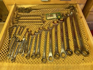 Mixed USA Made SAE Wrench Group Craftsman Lectrolite SK Tools