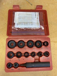 Gasket Punch Set SAE Fractional Sizes in Case Unbranded Shop Tool