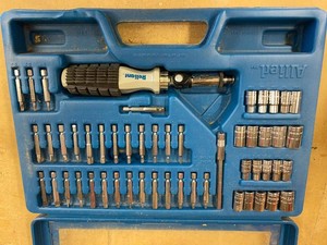 Allied Ratcheting Screwdriver Bit & Socket Set Blue Case