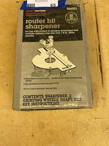 Sears Craftsman Router Bit Sharpener 966501 Unopened Boxed Set