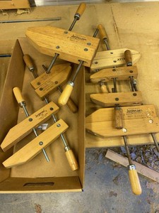 Set of 6 Wooden Handscrew Clamps Jorgensen Rockler Woodworking