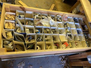 Group Assorted Electrical Hardware Plumbing Fittings Wood Biscuits