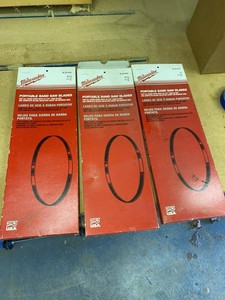 Milwaukee Portable Band Saw Blade Set 44-78 Bi-Metal Mixed TPI