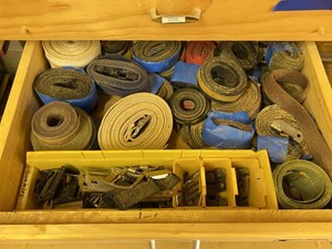 Assorted Webbing Straps Tie-Down Buckles & Hardware Mixed Lot