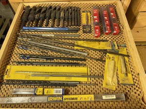 Group Assorted Drill Bits Auger Bits Countersinks Irwin Milwaukee