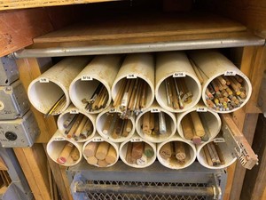 Group Wood Dowels Threaded Rods & Measuring Rods Mixed Shop Lot