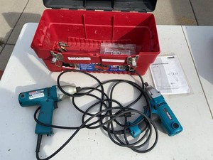 Makita Corded Impact Driver & 12in Impact Wrench w Toolbox