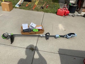 EGO Power 56V 15in Cordless String Trimmer Kit w Battery Charger