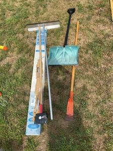 Nordvik Roof Snow Rake SR-5 Snow Shovel Ice Chopper Tool Group