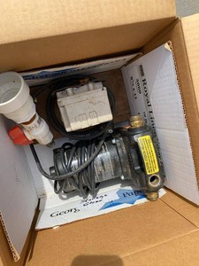Group Teel 12 HP Portable Utility Pump w Switch Box & PVC Valve