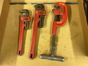 Group RIDGID Pipe Wrenches & No. 2 Tubing Cutter Plumbing Tools