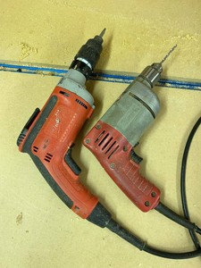 Milwaukee Corded Drill & Screwdriver Lot 6580-20 0238-1 Vintage