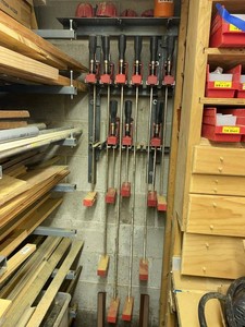 JET Parallel Bar Clamp Set Assorted Sizes With Extra Jaw Pads