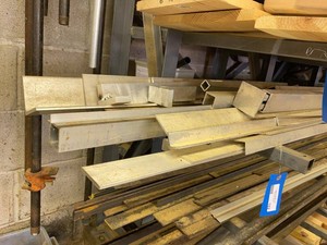 Group Aluminum Bar Angle Tube Stock Assorted Metal Rack Lot
