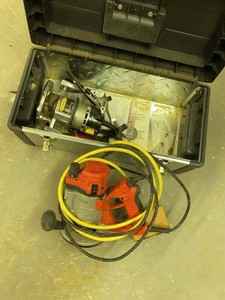 Milwaukee Router Tool Lot w Stanley Router Accessories & Case