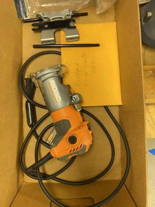 RIDGID R2401 Compact Trim Router w Base & Guide Accessories