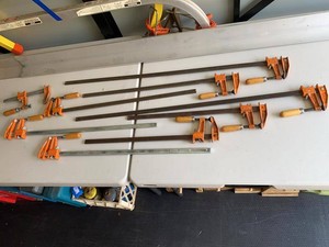 Pony F-Style Bar Clamp Assortment With Wood Handles Mixed Sizes