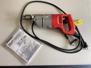 Milwaukee 12 in D-Handle Reversing Corded Drill 1107-1 w Key