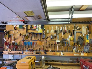 Group Assorted Hand Tools w Screwdrivers Braces Squares & Clamps