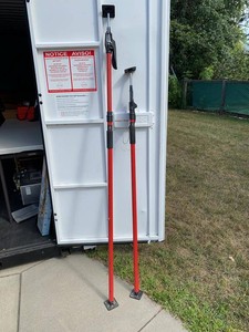FastCap 3rd Hand Support Poles Pair 150 lb Capacity Red