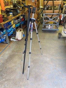 Manfrotto 681B Monopod & Bogen 3405 Junior Tripod w Heads